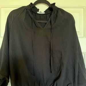 NWOT Avara Black Blouse - S